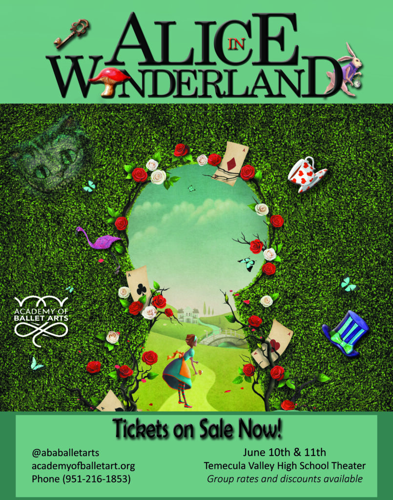 alice in wonderland academy of ballet arts